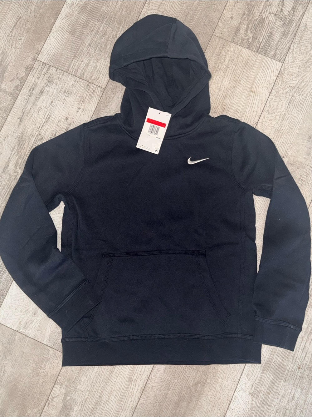 Nike Sportswear Club Fleece Hoodie Boys L Black